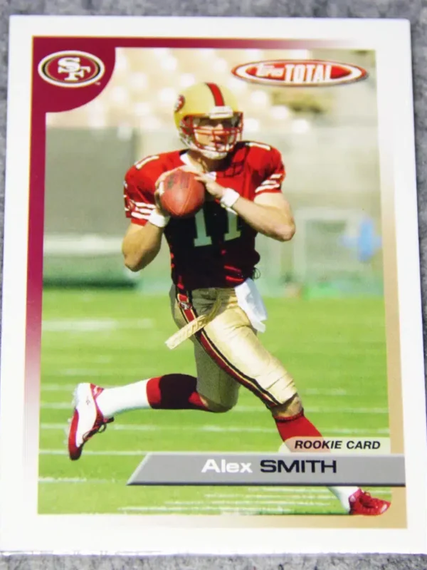 2005 Alex Smith #487 Topps Total RC - front