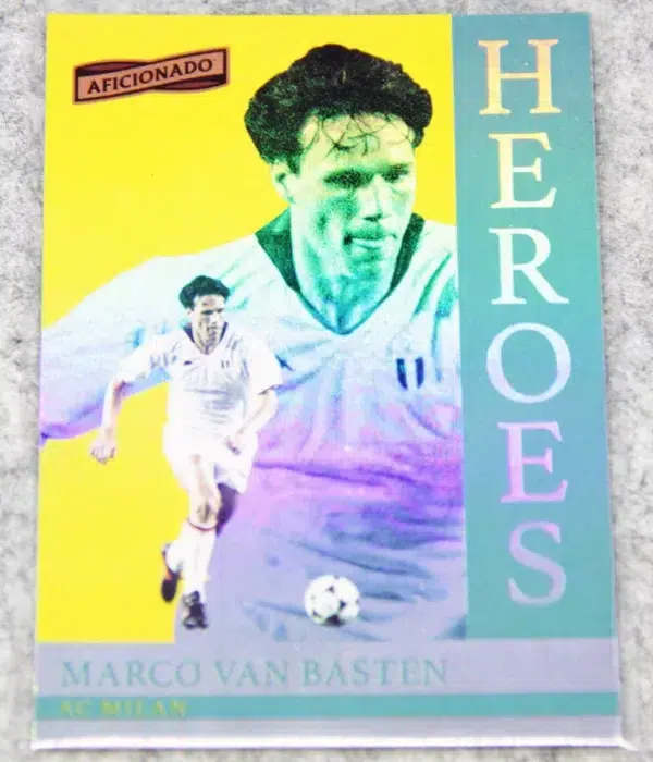 2016-17 Marco van Basten #H-11 Panini Aficionado Heroes AC Milan - front