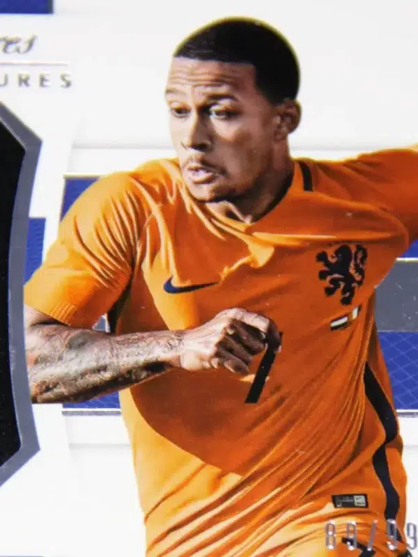 2018 Memphis Depay #TT-MD Panini National Treasures Tremendous Treasures SN#89 - detail