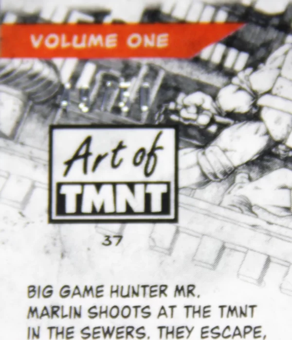 2019 The Art of TMNT #37 Topps Teenage Mutant Ninja Turtles Purple SN#49 - detail