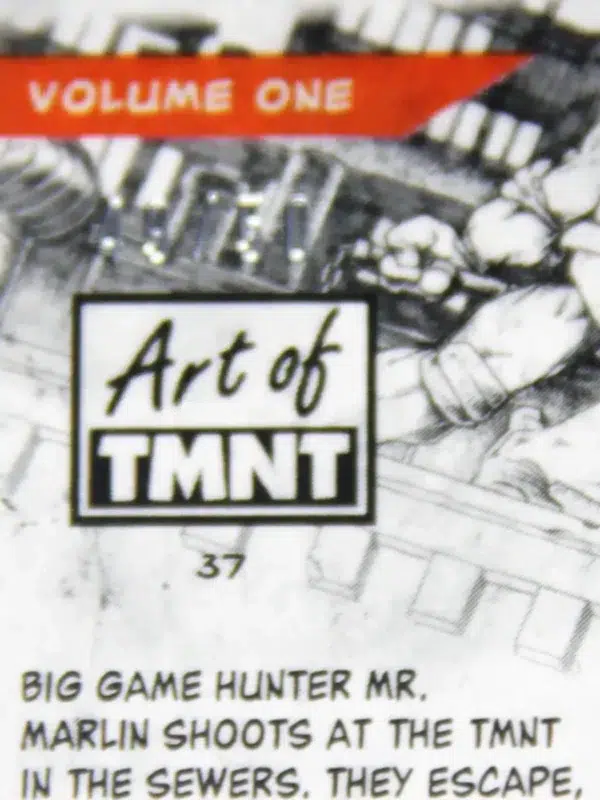 2019 The Art of TMNT #37 Topps Teenage Mutant Ninja Turtles Purple SN#49 - detail