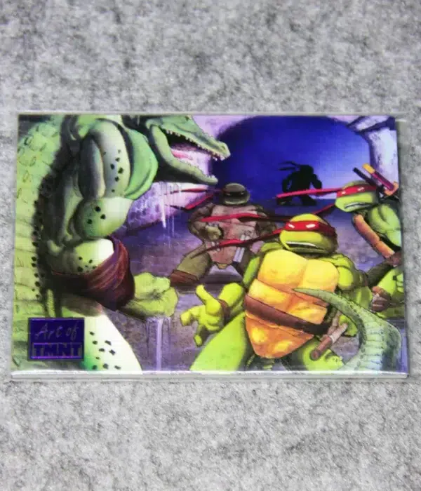 2019 The Art of TMNT #37 Topps Teenage Mutant Ninja Turtles Purple SN#49 - front
