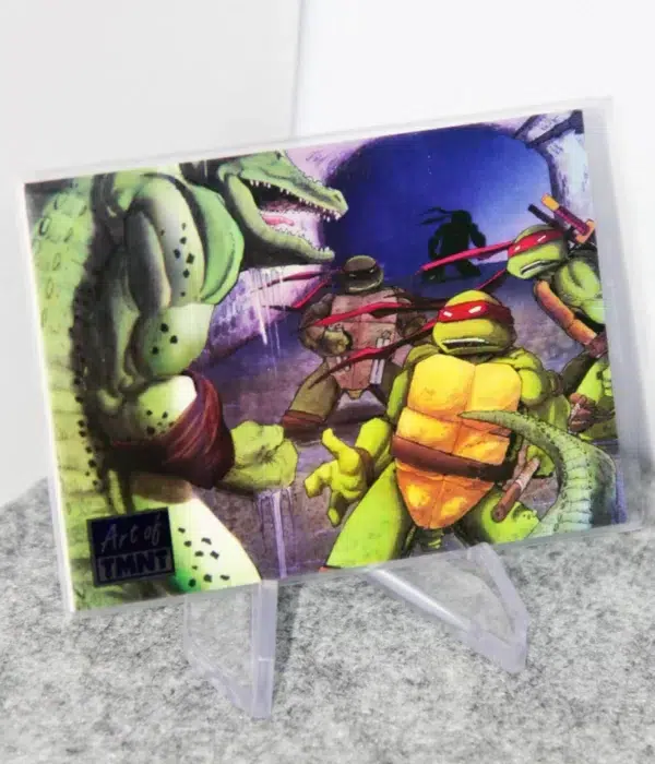 2019 The Art of TMNT #37 Topps Teenage Mutant Ninja Turtles Purple SN#49 - stand