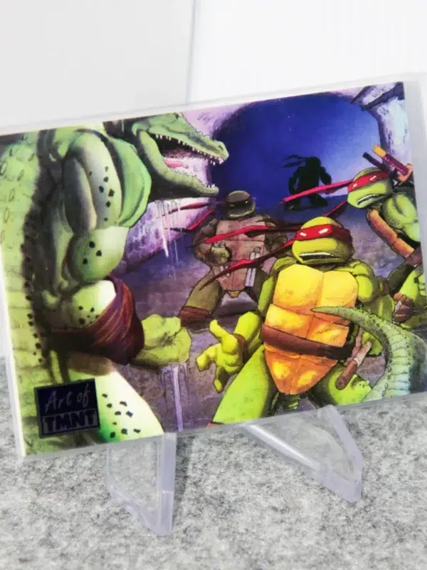 2019 The Art of TMNT #37 Topps Teenage Mutant Ninja Turtles Purple SN#49 - stand