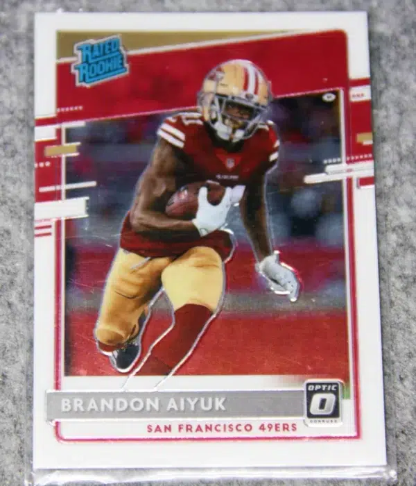 2020 Brandon Aiyuk #169 Panini Donruss Optic Rated Rookie RC - front
