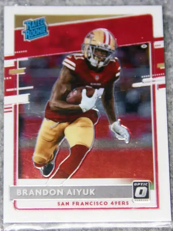 2020 Brandon Aiyuk #169 Panini Donruss Optic Rated Rookie RC - front