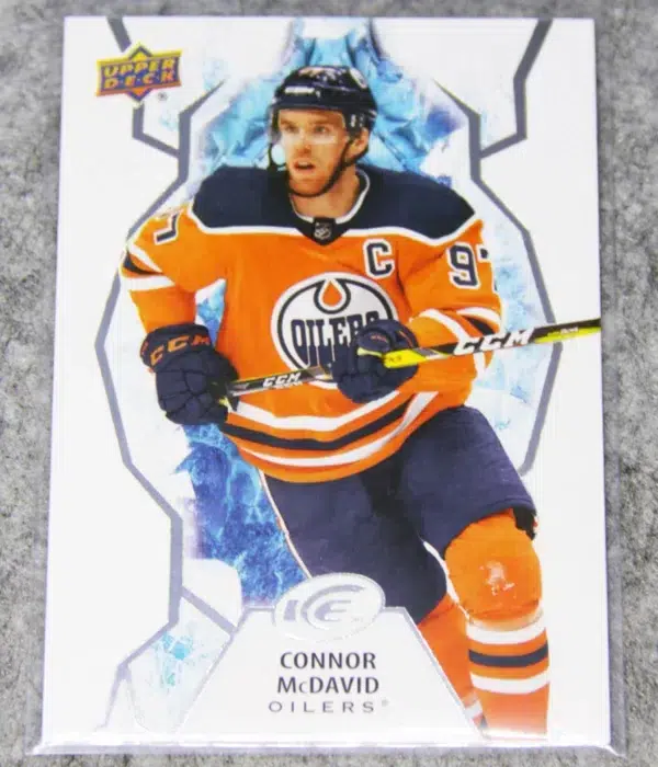 2021-22 Connor McDavid #20 Upper Deck Ice - front