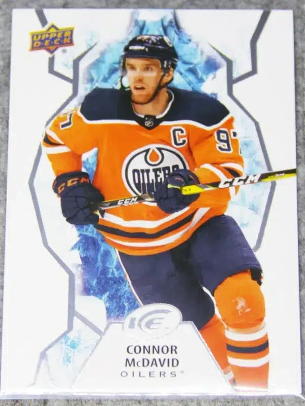 2021-22 Connor McDavid #20 Upper Deck Ice - front