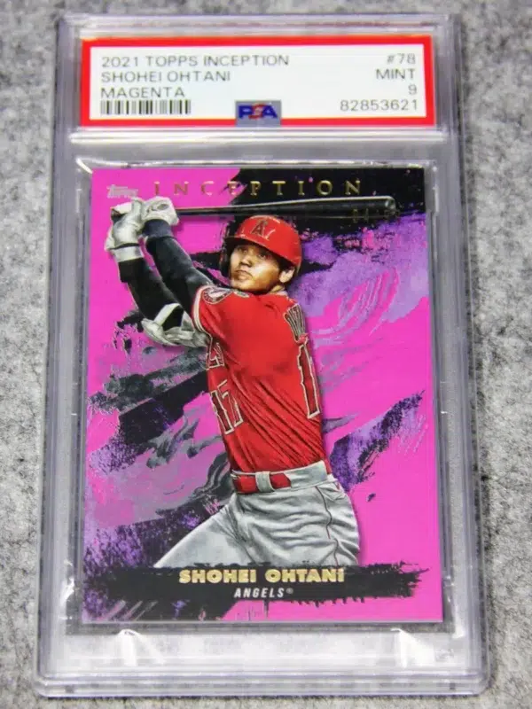 2021 Shohei Ohtani #78 Topps Inception Magenta SN#94 PSA 9 MINT - front