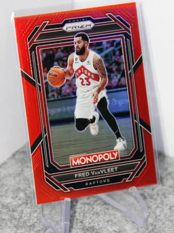2022-23 Fred VanVleet #26 Panini Prizm Monopoly Red Prizm SN#79 - stand