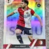 2022-23 Orkun Kokcu #151 Topps Chrome UEFA Europa League Silver Refractor RC - front