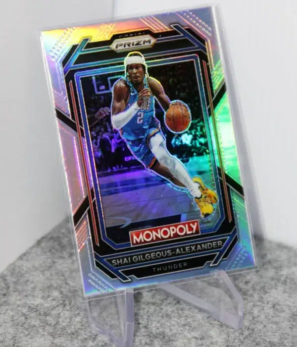 2022-23 Shai Gilgeous-Alexander #62 Panini Prizm Monopoly Siver Prizm - stand