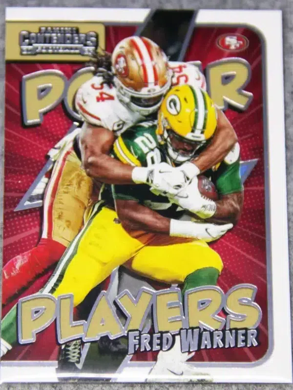 2022 Fred Warner #PWR-FWA Panini Contenders Power Players - front