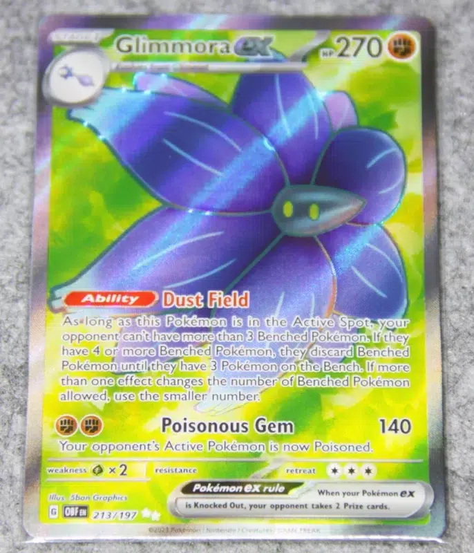 Glimmora-ex 213/197 Full Art - ITA - Near Mint - Scarlatto e Violetto