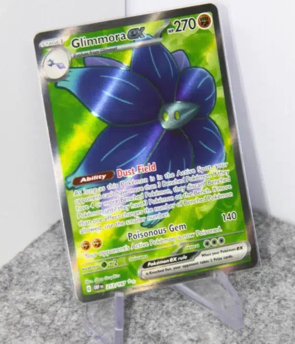 2022 Glimmora ex 213-197 Pokemon Obsidian Flames Full Art Ultra Rare - stand