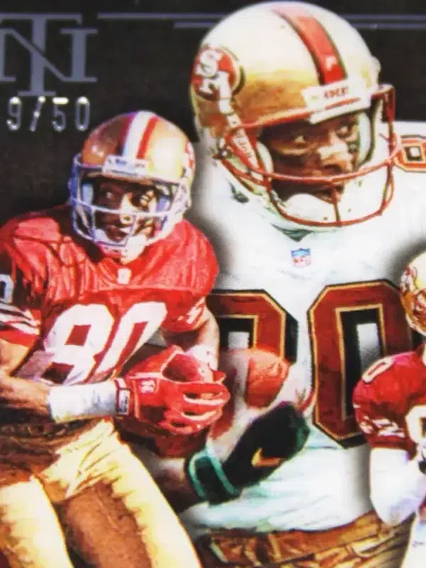 2022 Jerry Rice #MMA-13 Panini National Treasures Modern Masters SN#49 - detail