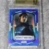 2022 Koska Reeves #57 Topps Finest Star Wars Blue Refractor SN#14 BGS 9.5 GEM MT - front
