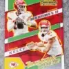 2022 Patrick Mahomes & Travis Kelce #TDT-KC Panini Contenders Touchdown Tandems - front
