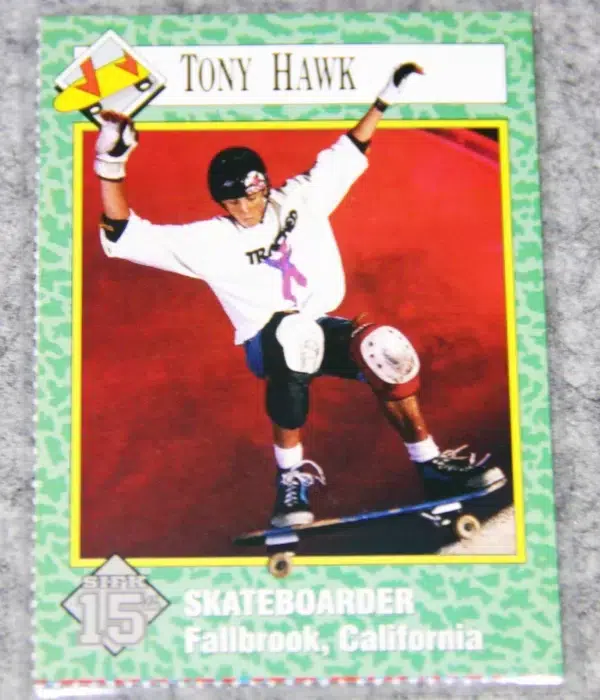 1990 Tony Hawk #336 Sports Illustrated for Kids 15th Anniversary RC - front