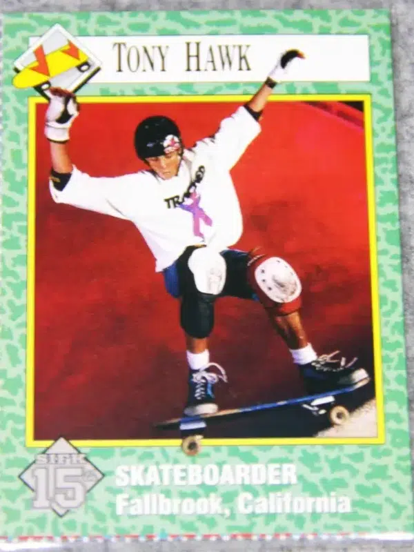 1990 Tony Hawk #336 Sports Illustrated for Kids 15th Anniversary RC - front