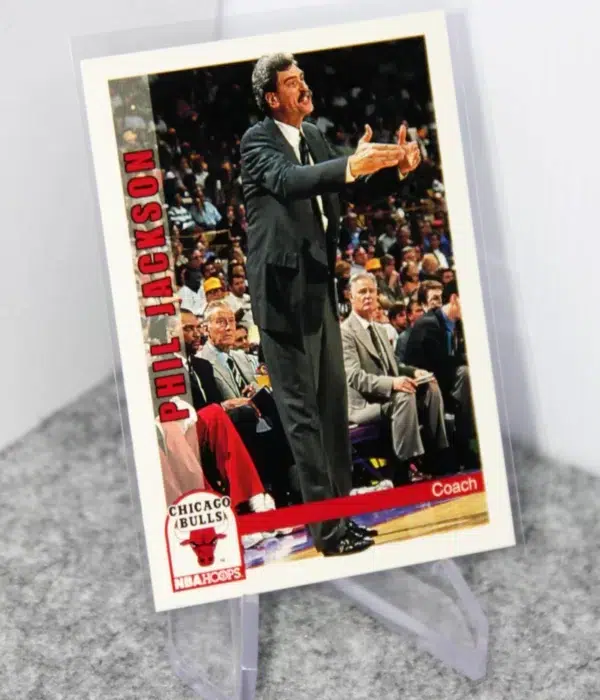 1992-93 Phil Jackson #242 NBA Hoops Coach - stand