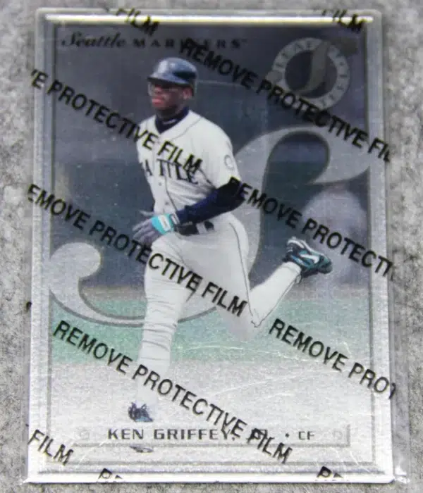 1995 Ken Griffey Jr. #52 Donruss Leaf Steel w Coating - front