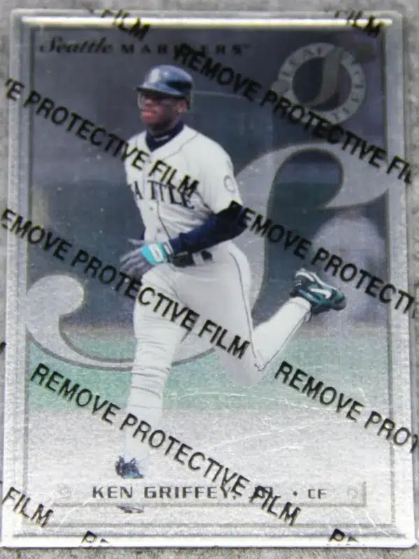 1995 Ken Griffey Jr. #52 Donruss Leaf Steel w Coating - front