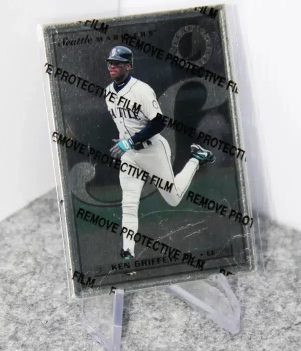 1995 Ken Griffey Jr. #52 Donruss Leaf Steel w Coating - stand