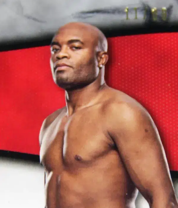 2013 Anderson Silva #PPR-AS Topps Premium Pieces UFC Knockout Worn Gear SN#11 - detail