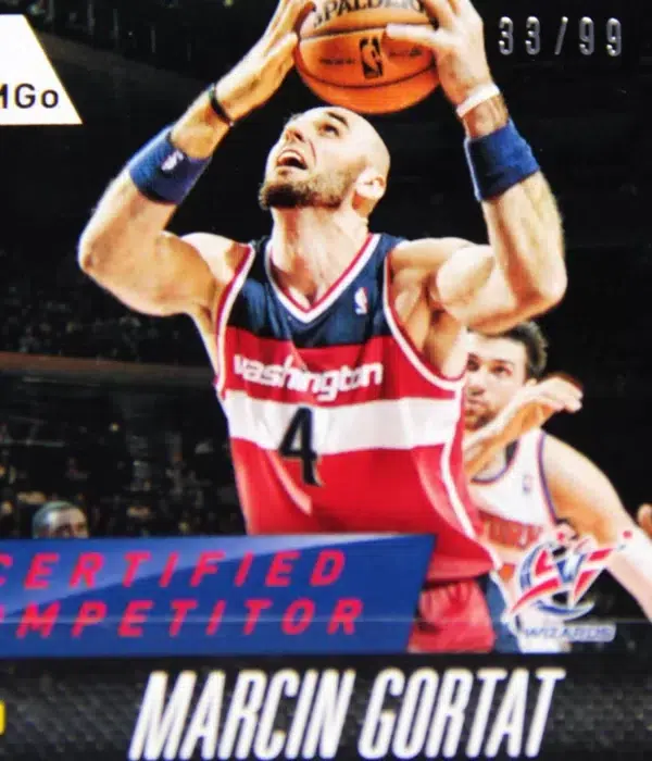 2014-15 Marcin Gortat #C-MGo Panini Totally Certified Competitor Auto SN#33 - detail