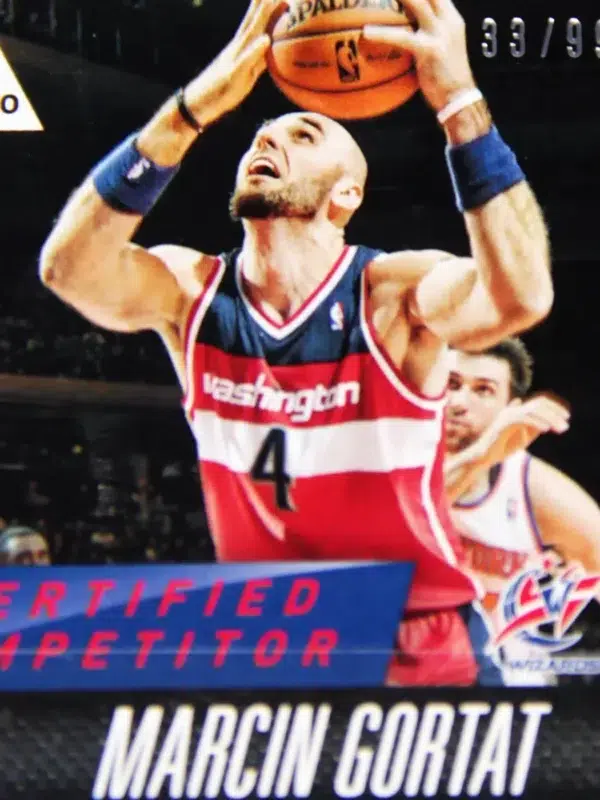 2014-15 Marcin Gortat #C-MGo Panini Totally Certified Competitor Auto SN#33 - detail