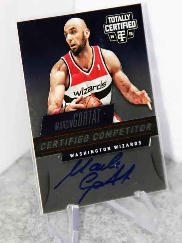 2014-15 Marcin Gortat #C-MGo Panini Totally Certified Competitor Auto SN#33 - stand