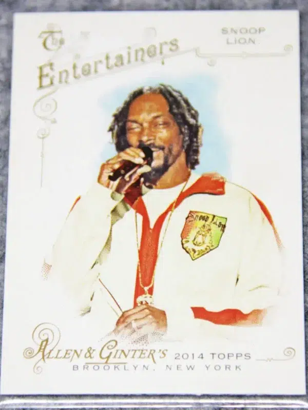 2014 Snoop Dogg Lion #23 Topps Allen & Ginter The Worlds Champions - front