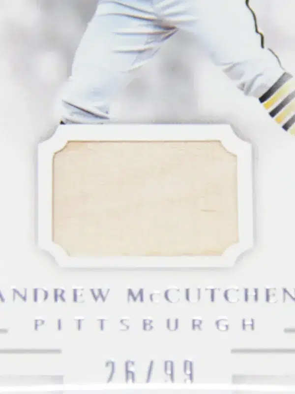 2016 Andrew McCutchen #130 Panini National Treasures Bat Relic SN#26 - detail