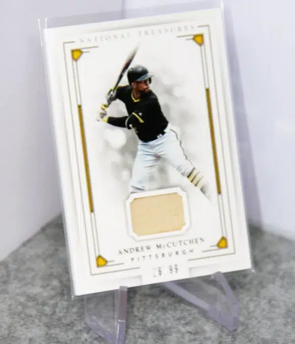 2016 Andrew McCutchen #130 Panini National Treasures Bat Relic SN#26 - stand