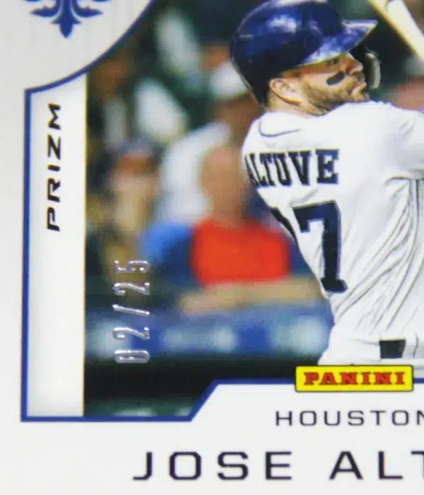 2018 Jose Altuve #19 Panini Crusade Pink Prizm SN#02 - detail