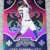 2018 Jose Altuve #19 Panini Crusade Pink Prizm SN#02 - front