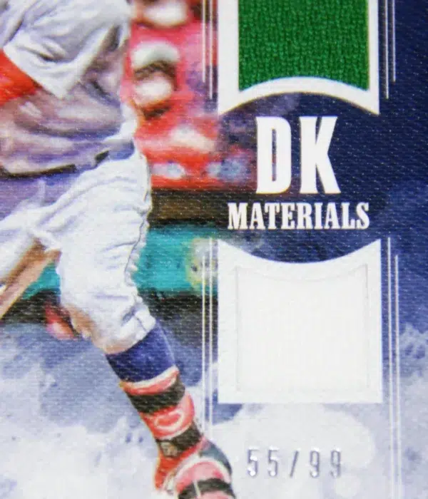 2018 Mookie Betts #DKM-MB Panini Diamond Kings Materials Dual Patch SN#55 - detail