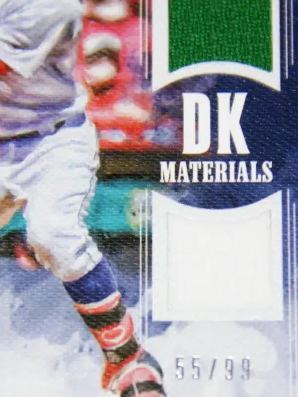 2018 Mookie Betts #DKM-MB Panini Diamond Kings Materials Dual Patch SN#55 - detail