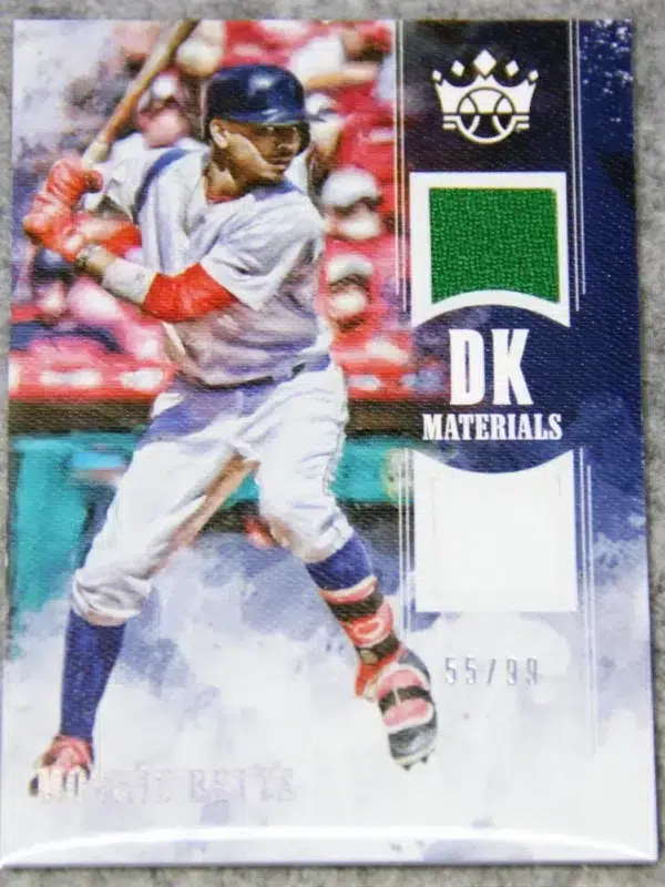 2018 Mookie Betts #DKM-MB Panini Diamond Kings Materials Dual Patch SN#55 - front