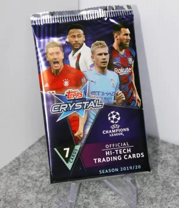 2019-20 Topps Crystal Champions League Hobby Pack - Sealed - stand