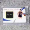 2020-21 Bill Laimbeer #SG-BLM Panini Immaculate Sole Of The Game Sneaker Swatch SN#02 - front