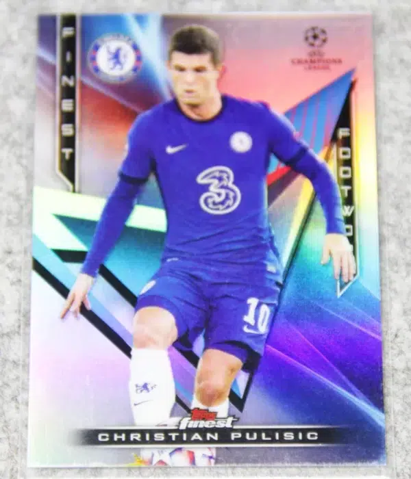 2020-21 Christian Pulisic #FF-10 Topps Finest UEFA Champions League Finest Footwork - front