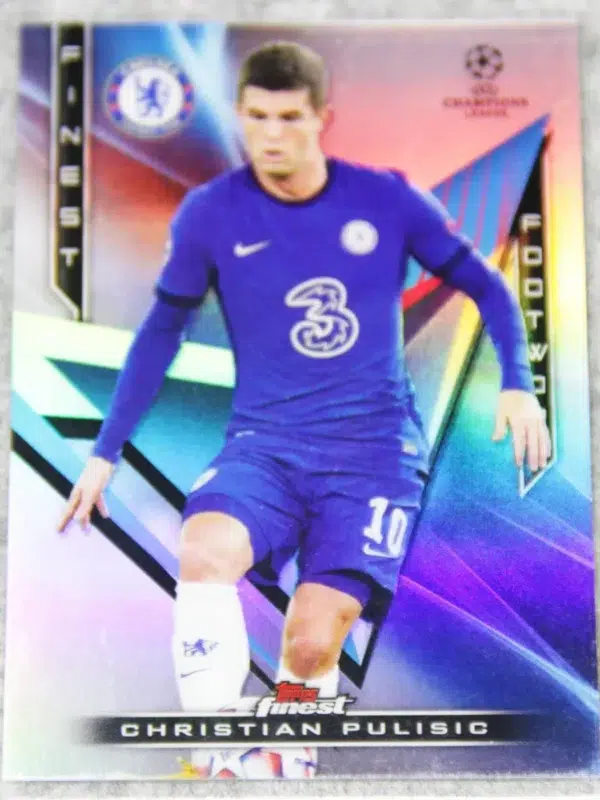 2020-21 Christian Pulisic #FF-10 Topps Finest UEFA Champions League Finest Footwork - front