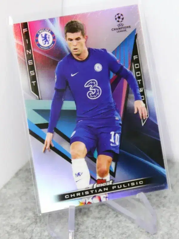 2020-21 Christian Pulisic #FF-10 Topps Finest UEFA Champions League Finest Footwork - stand