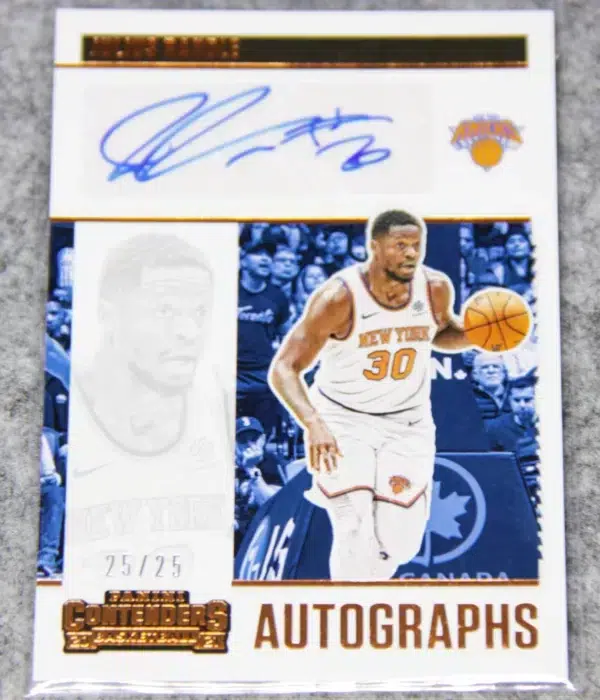 2020-21 Julius Randle #CA-JRA Panini Contenders Basketball Bronze Autograph SN#25 - front