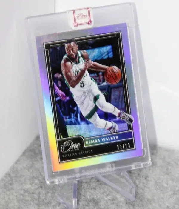 2020-21 Kemba Walker #81 Panini One And One Silver Parallel SN#92 - stand