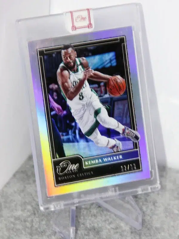2020-21 Kemba Walker #81 Panini One And One Silver Parallel SN#92 - stand