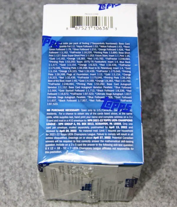 2021-22 Topps UEFA Champions League Collection Blaster Box - Sealed - odds