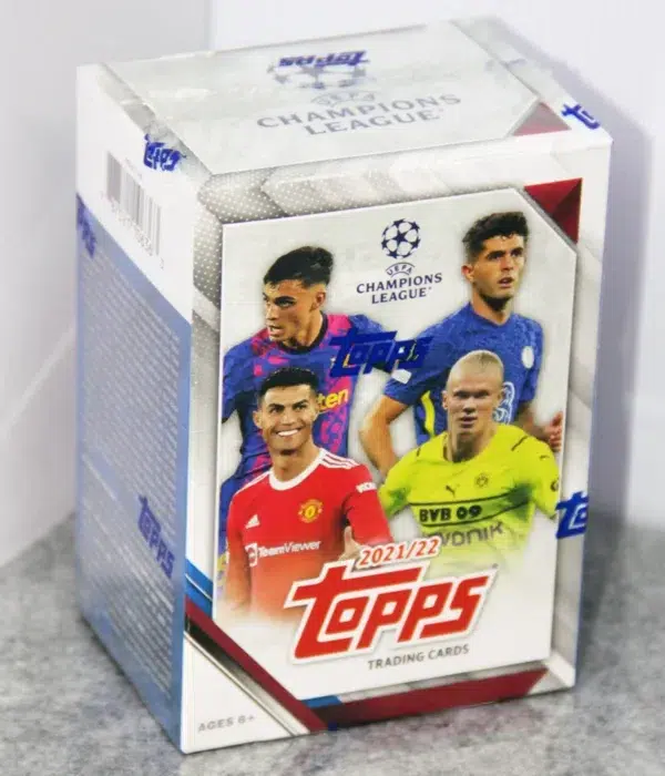 2021-22 Topps UEFA Champions League Collection Blaster Box - Sealed - stand